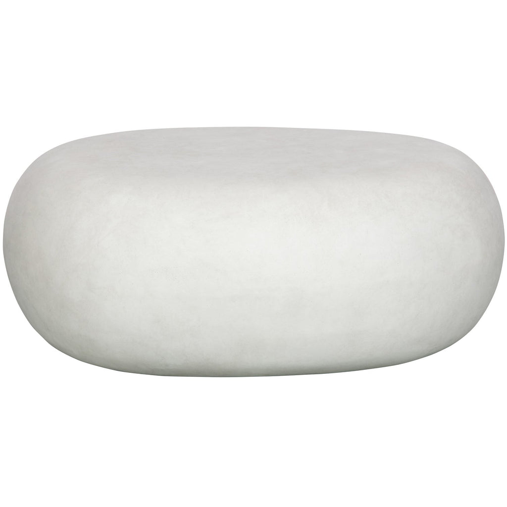 PEBBLE SIDE TABLE WHITE 31x65x49