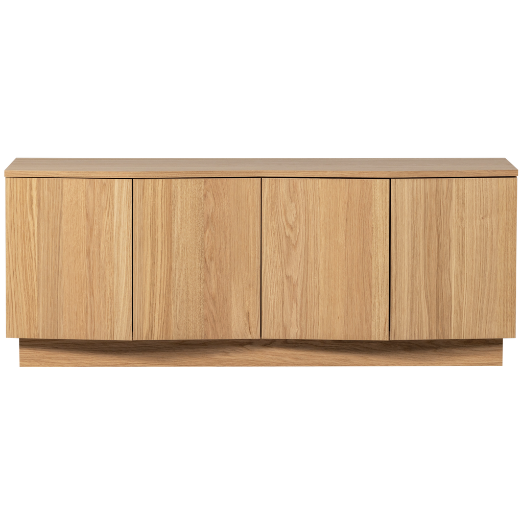 ZUMA TV UNIT 133 CM OAK VENEER TRANSPARANT [fsc]