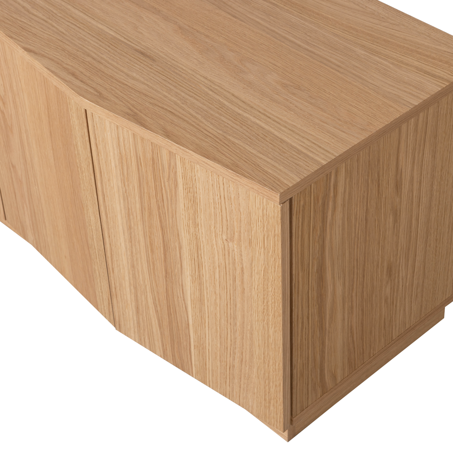 ZUMA TV UNIT 133 CM OAK VENEER TRANSPARANT [fsc]