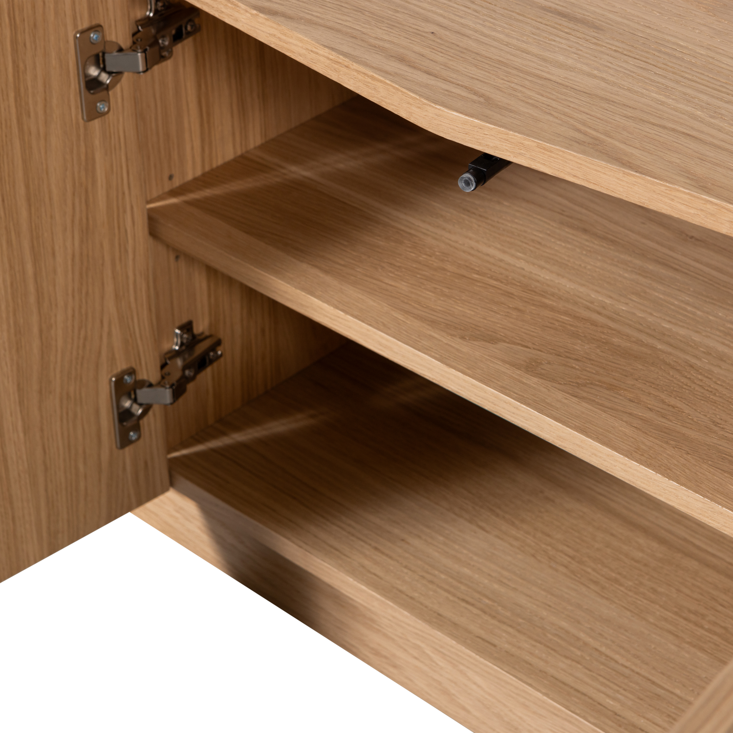 ZUMA TV UNIT 133 CM OAK VENEER TRANSPARANT [fsc]