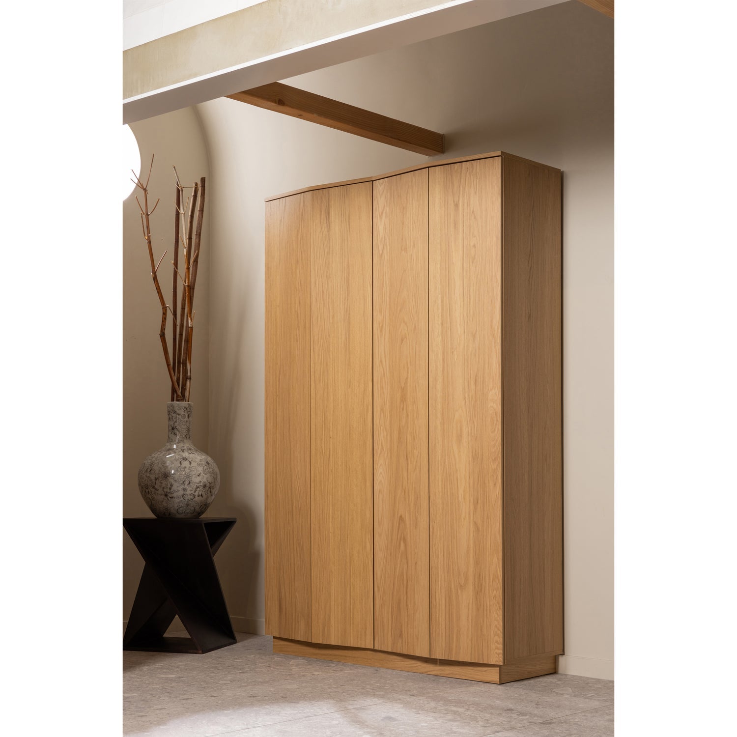 IKEM SIDE TABLE ACACIA WOOD DARK BROWN