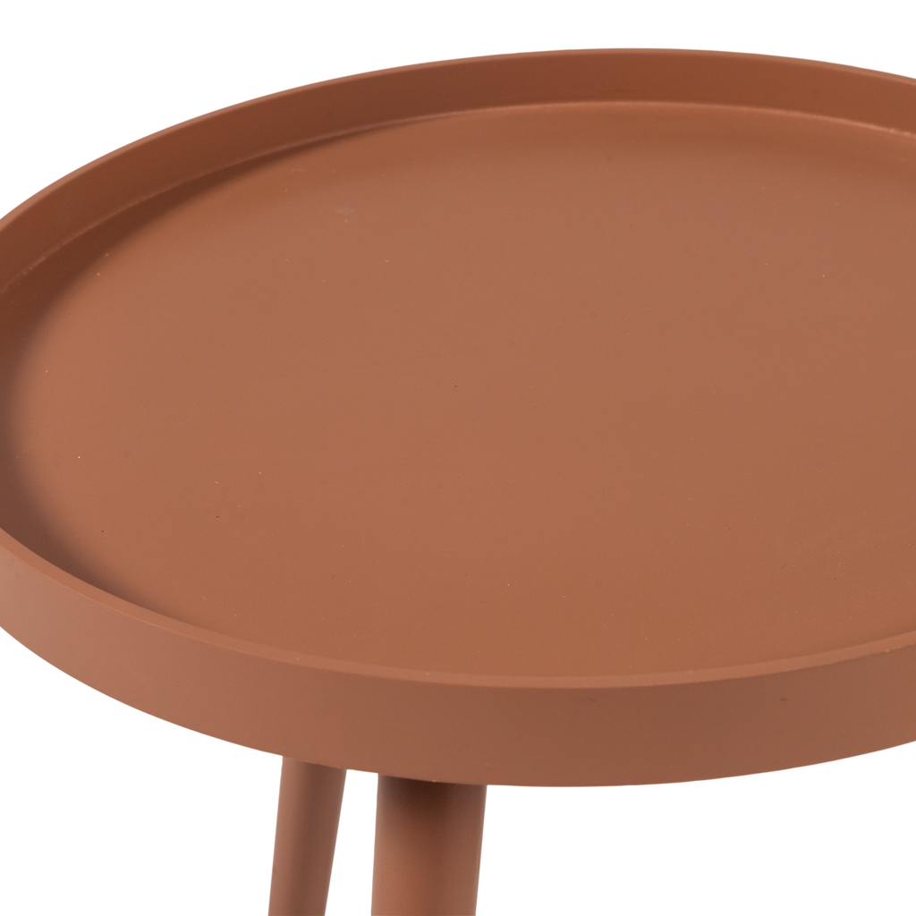 SASHA SIDE TABLE O41 CM WOOD OLD PINK [fsc]