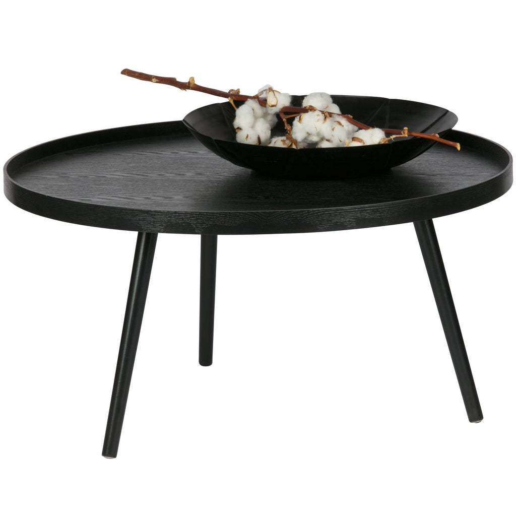 MESA SIDETABLE XL WOOD BLACK [fsc]