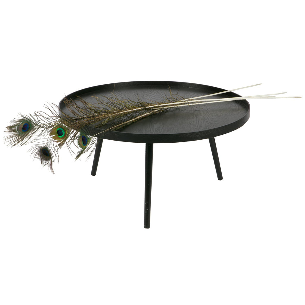 MESA SIDETABLE XL WOOD BLACK [fsc]