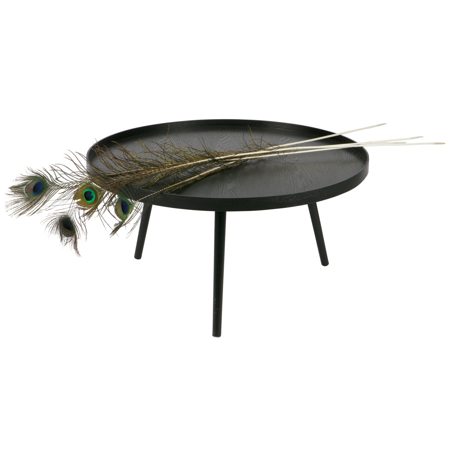 MESA SIDETABLE XL WOOD BLACK [fsc]