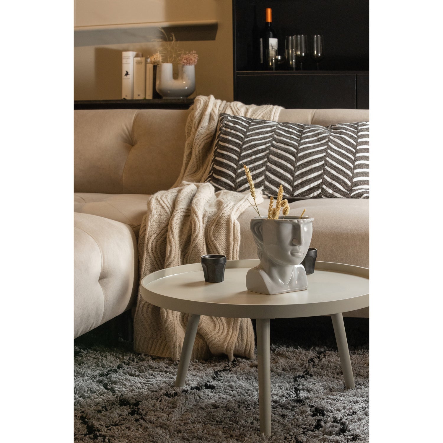 MESA SIDETABLE L WOOD SAND