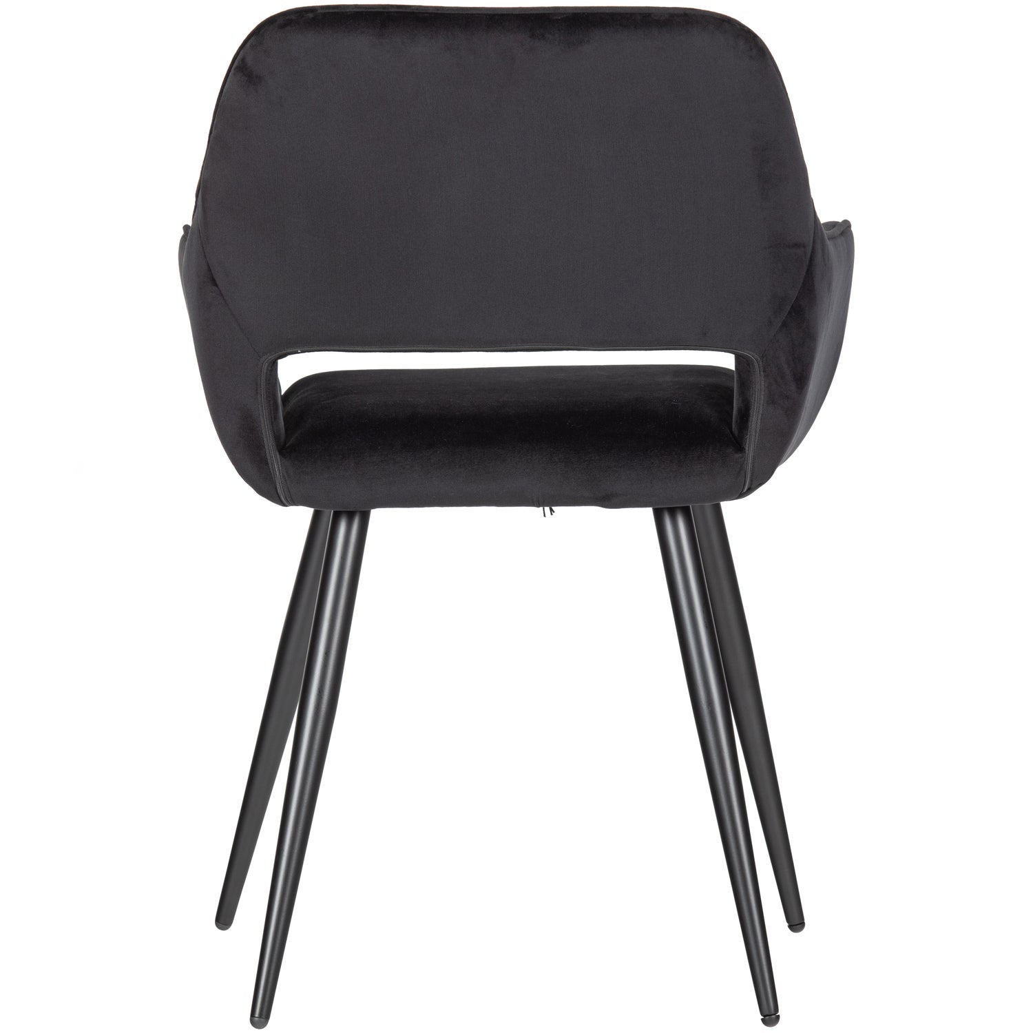 JELLE CHAIR VELVET BLACK - SET OF 2