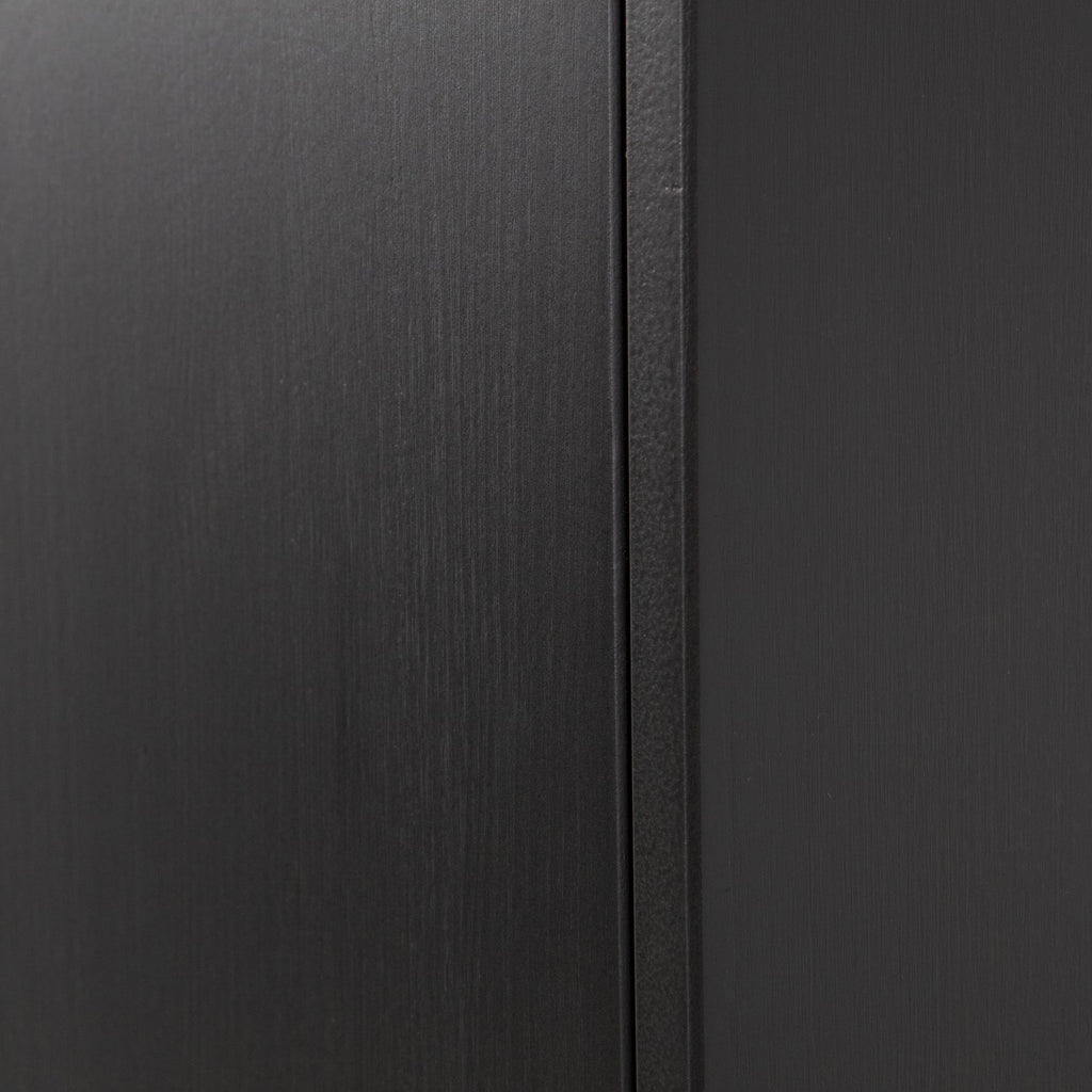 TEUN STORAGE CABINET PINE DEEP BLACK [fsc]