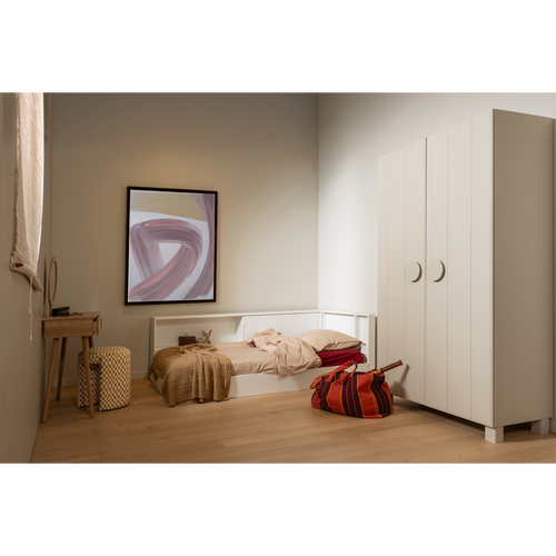 CARTER CORNER BED PINE WHITE [fsc]