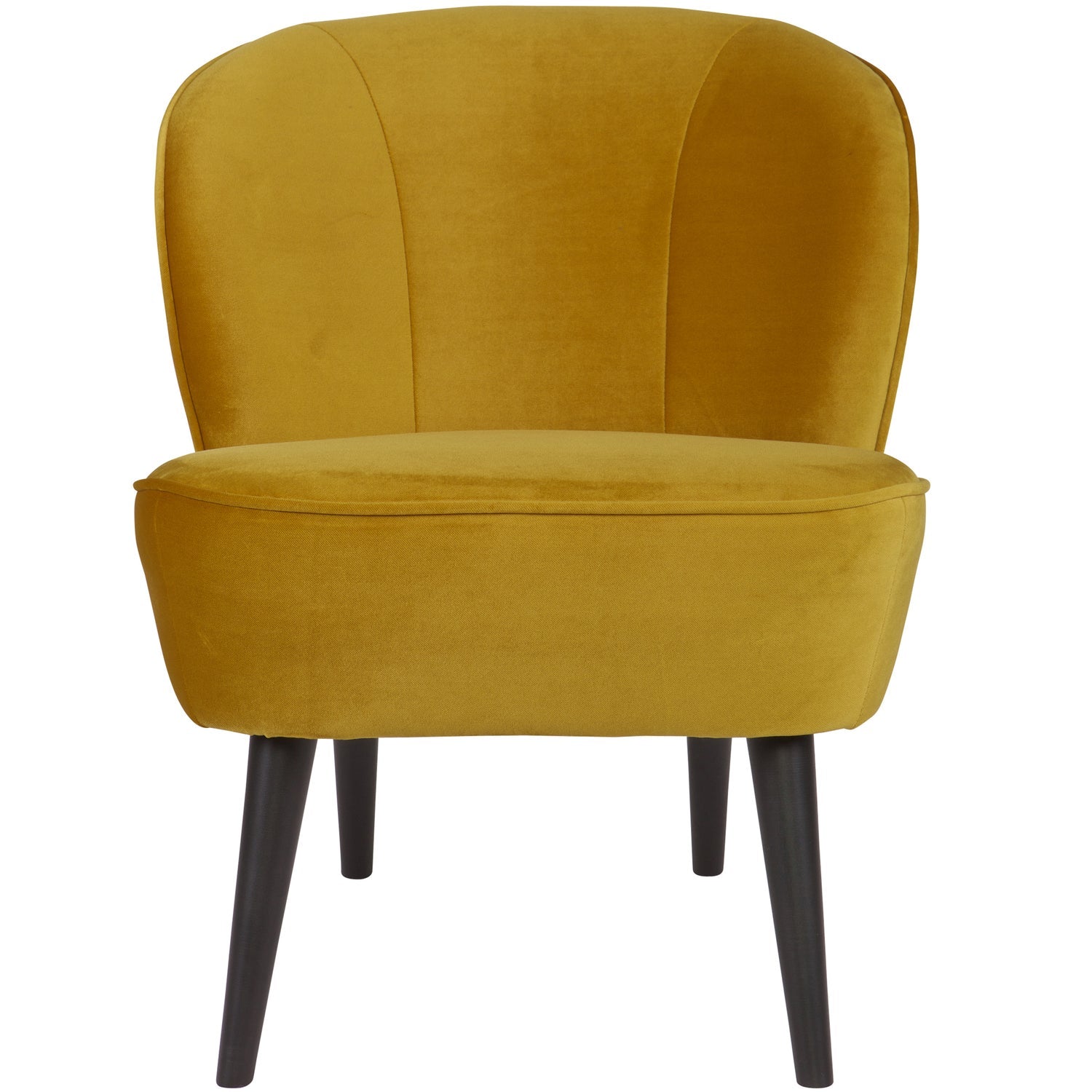 SARA ARMCHAIR VELVET OCHRE