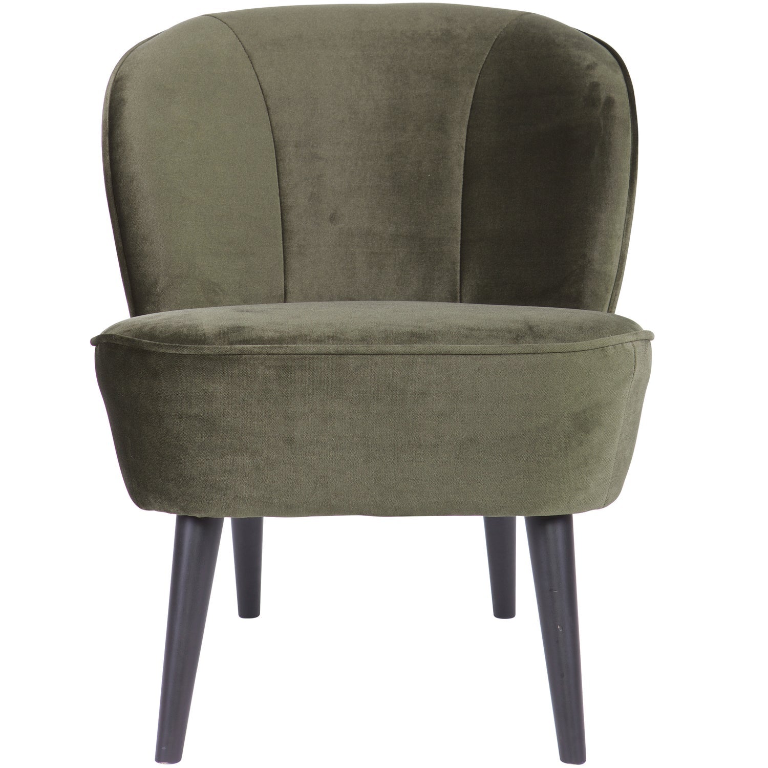SARA ARMCHAIR VELVET WARM GREEN
