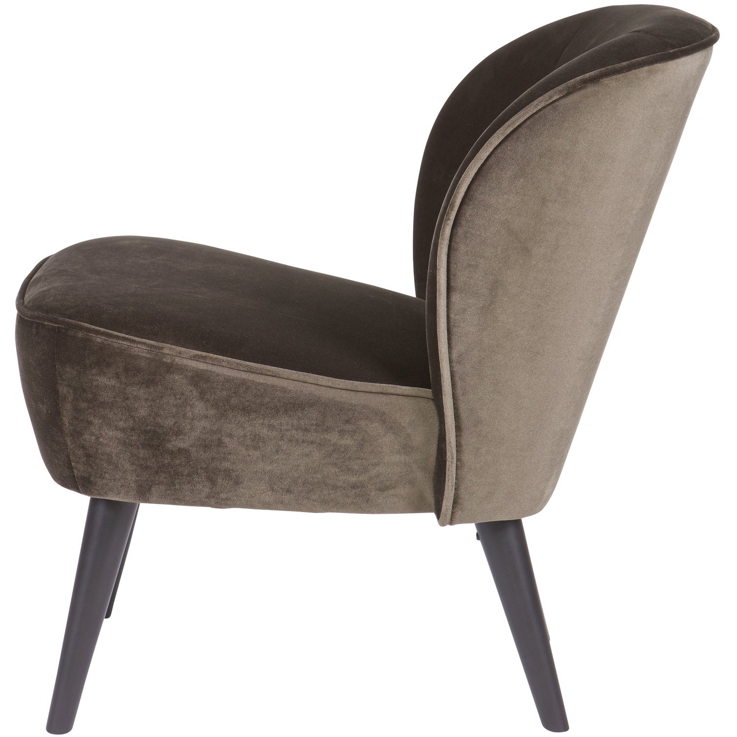 SARA ARMCHAIR VELVET WARM GREEN