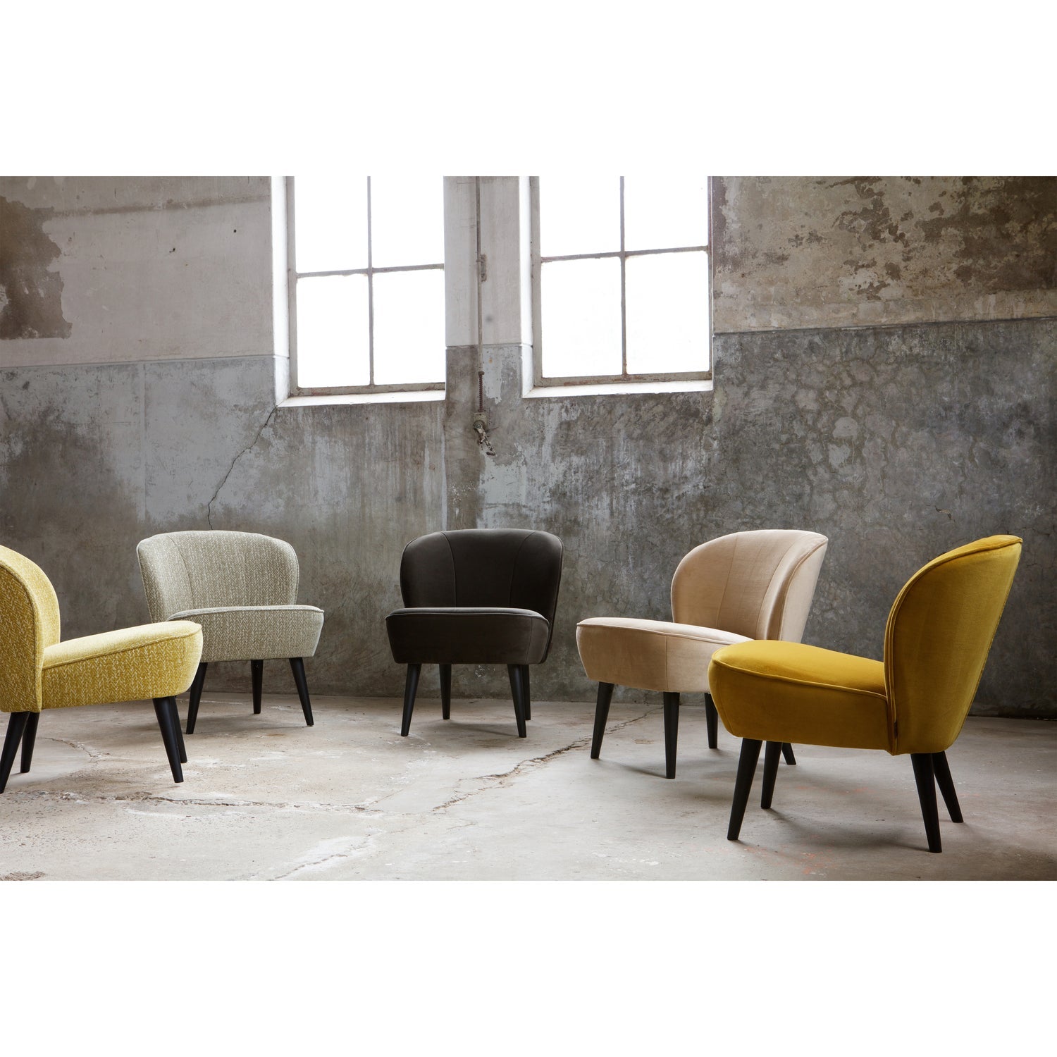 SARA ARMCHAIR VELVET OLD PINK