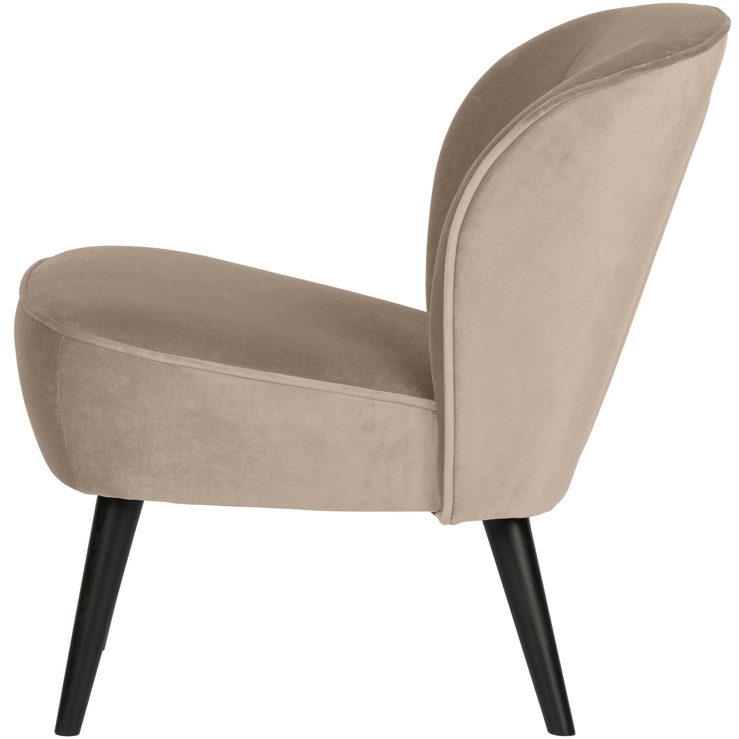 SARA ARMCHAIR VELVET KHAKI