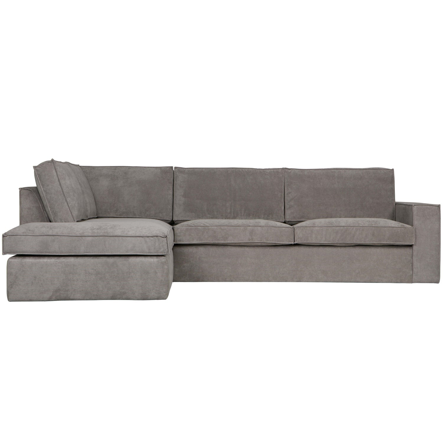 THOMAS CORNER SOFA RIB FABRIC LEFT WEATHERED GREEN