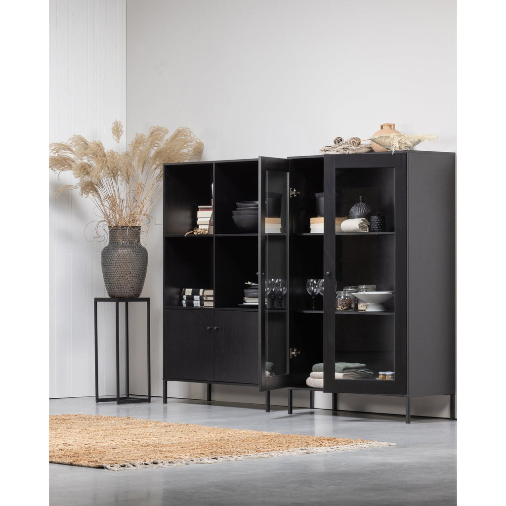 XAM DISPLAY DISPLAY CASE PINE BLACK [fsc]