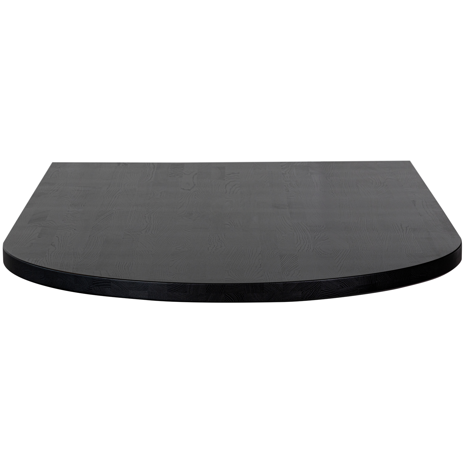 TABLO LUNGO END TABLE TOP ROUND ASH BLACKNIGHT MATT [fsc]
