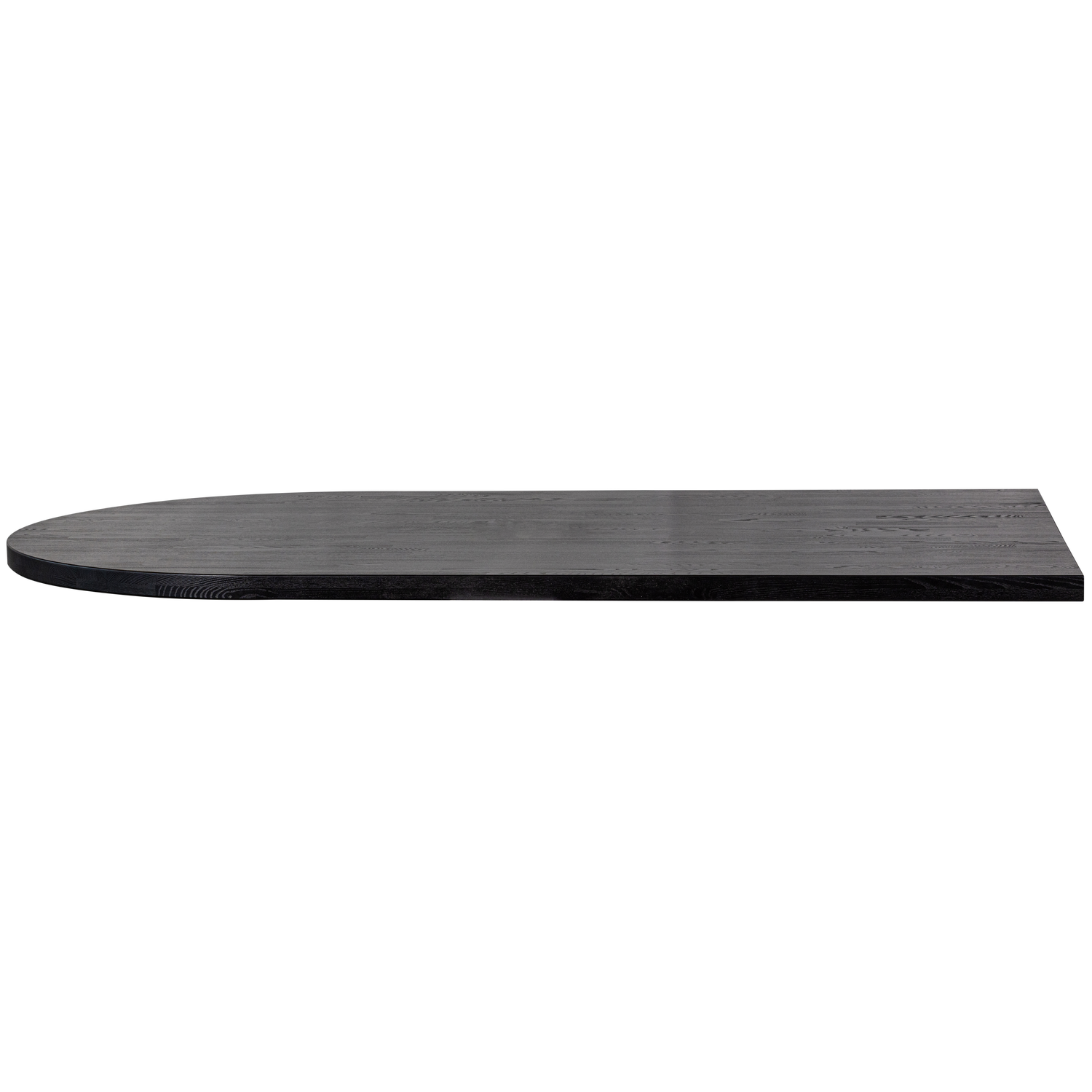 TABLO LUNGO END TABLE TOP ROUND ASH BLACKNIGHT MATT [fsc]