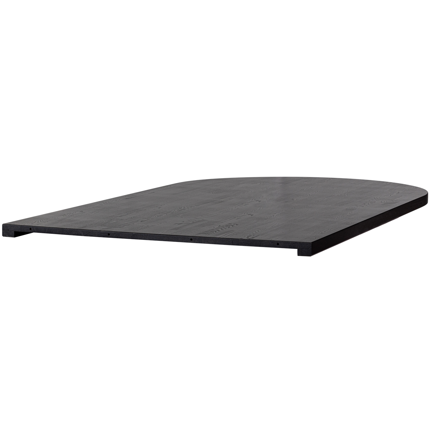 TABLO LUNGO END TABLE TOP ROUND ASH BLACKNIGHT MATT [fsc]