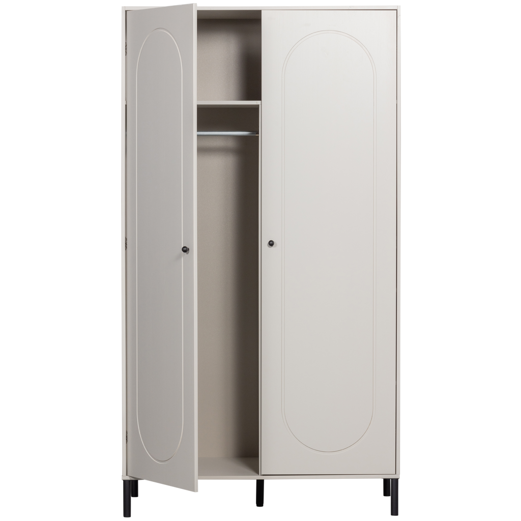 XINA WARDROBE PINE CLOUD GREY [fsc]