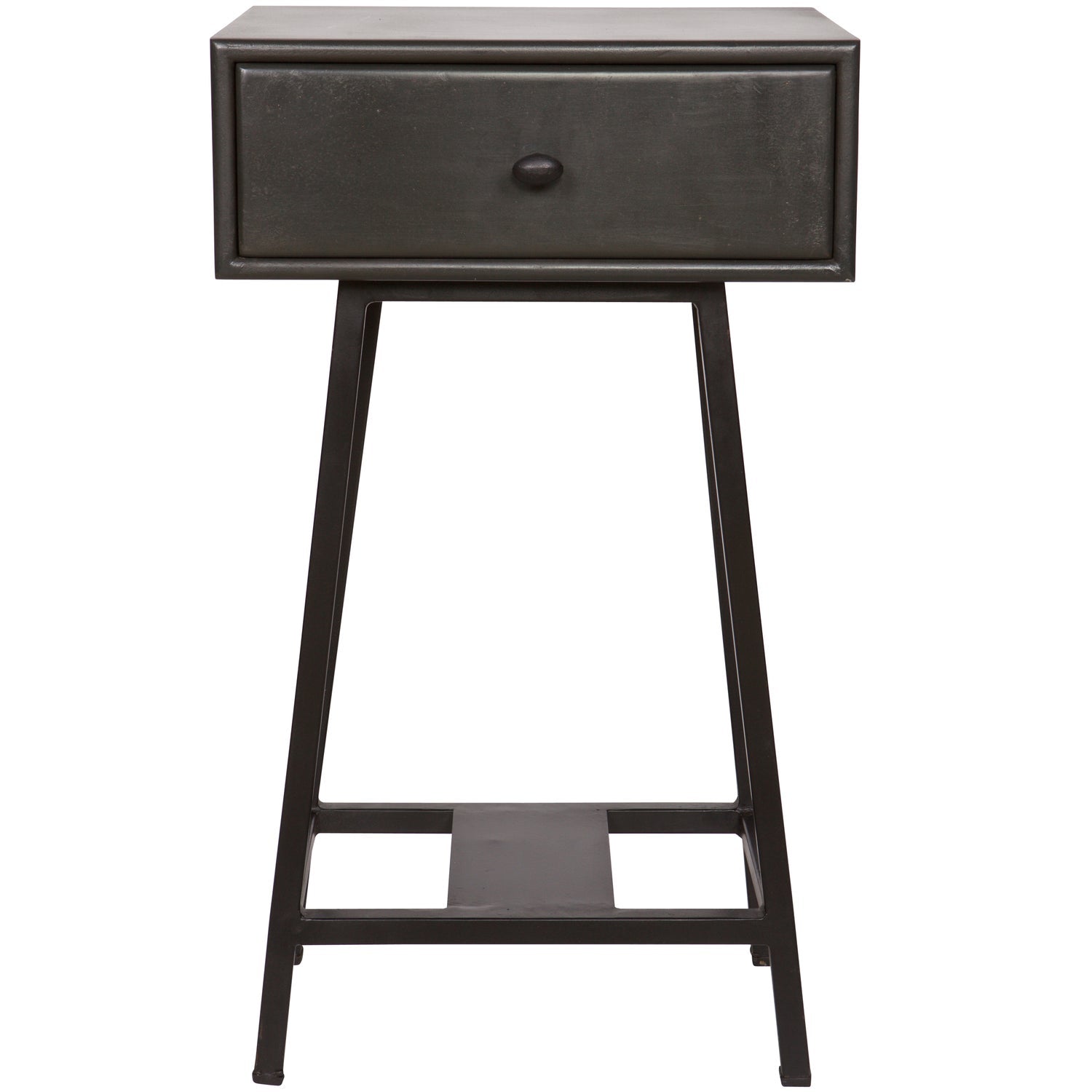 SKYBOX SIDETABLE MANGO WOOD/METAL BLACK