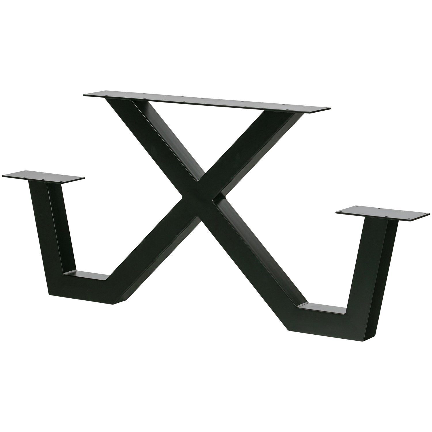 TABLO GARDEN X-LEG PICNIC METAL BLACK - 1 PIECE