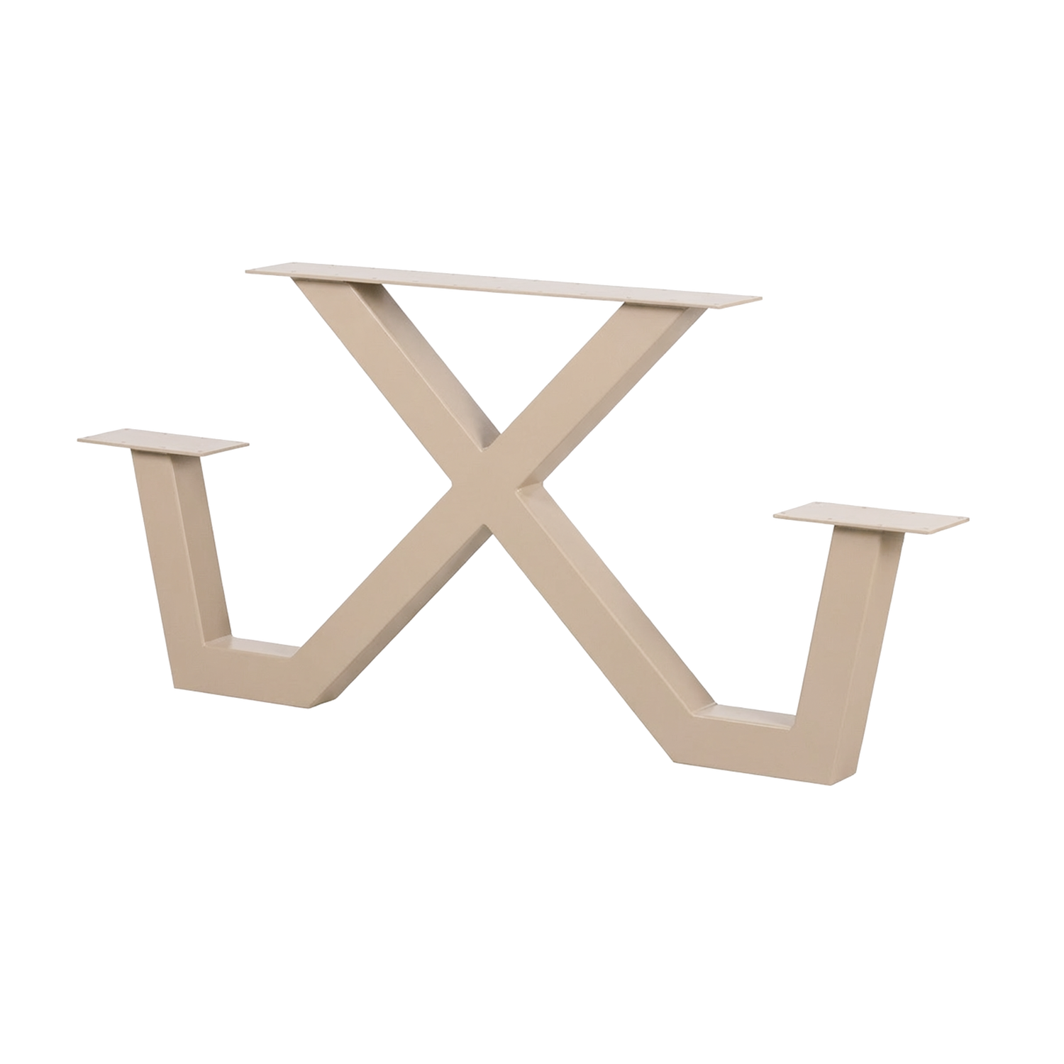 TABLO GARDEN X-LEG PICNIC METAL SAND - 1 PIECE