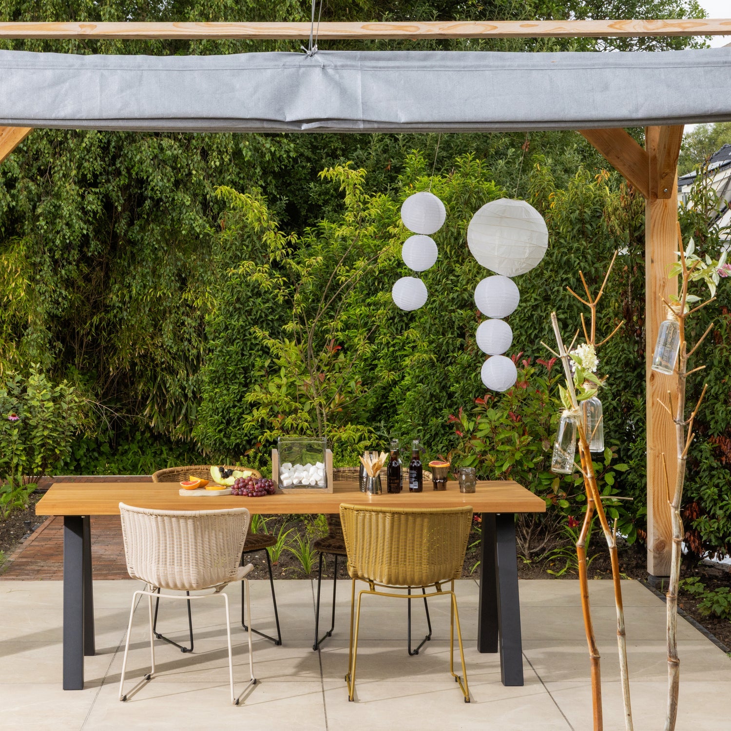WINGS GARDEN CHAIR SAND - SET OF 2