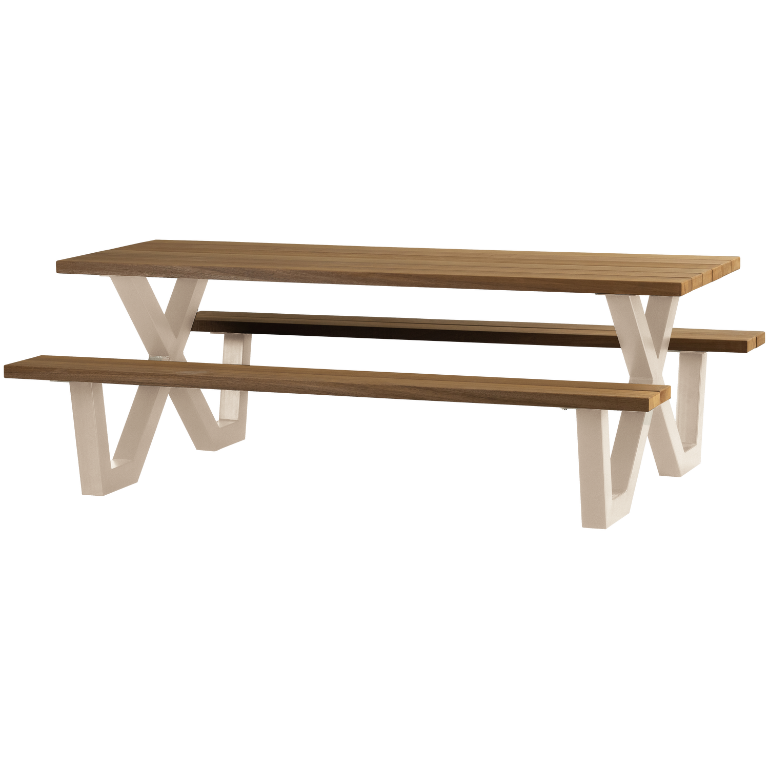 TABLO GARDEN PICKNICK TABLE AYOUS SAND X-POOT METAL [fsc]