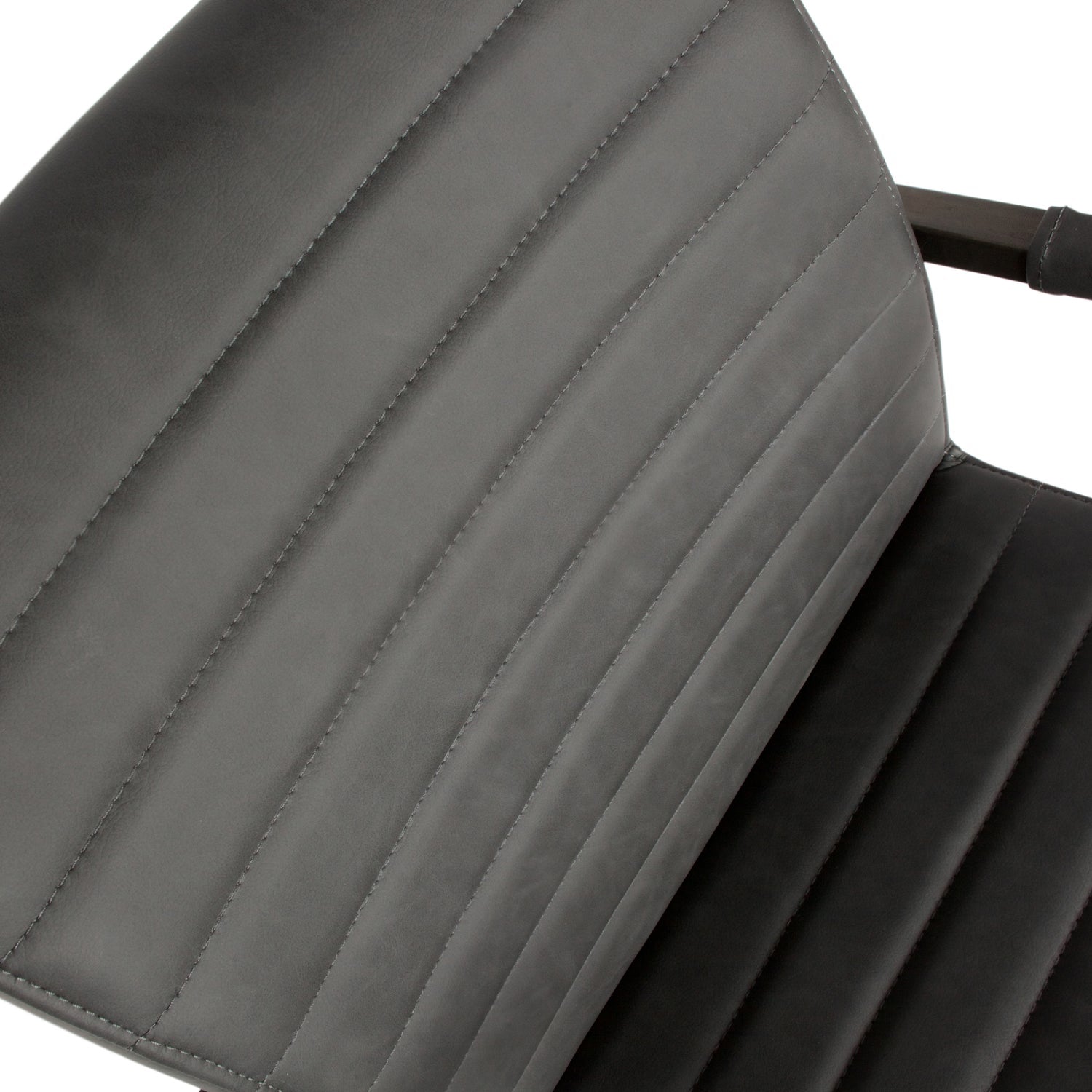BAS DINING CHAIR PU ANTHRACITE