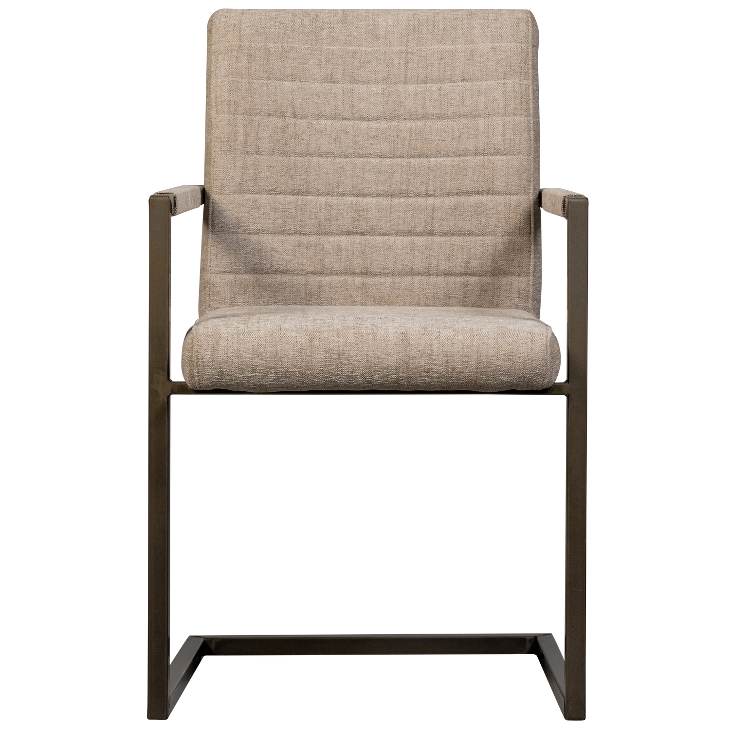 BAS DINING CHAIR WOVEN FABRIC SAND MELANGE