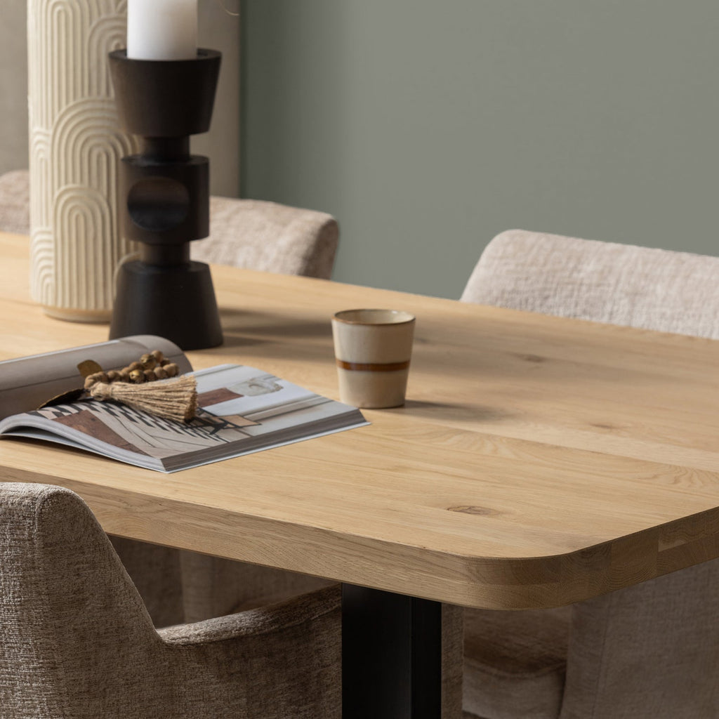 TABLO TABLE TOP OAK NATURAL CURVED 200X90 [fsc]