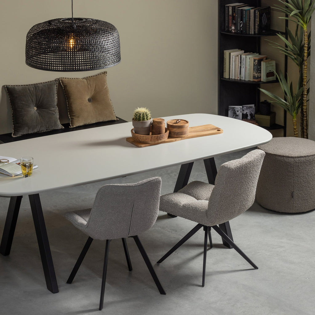 IMME BENCH WOOD BLACK 110CM