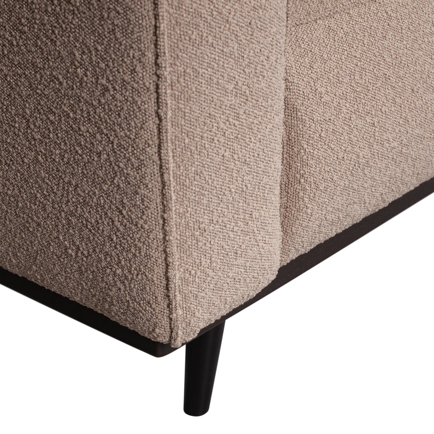 STATEMENT 3-SEATER SOFA SOFA 230 CM BOUCLE BEIGE
