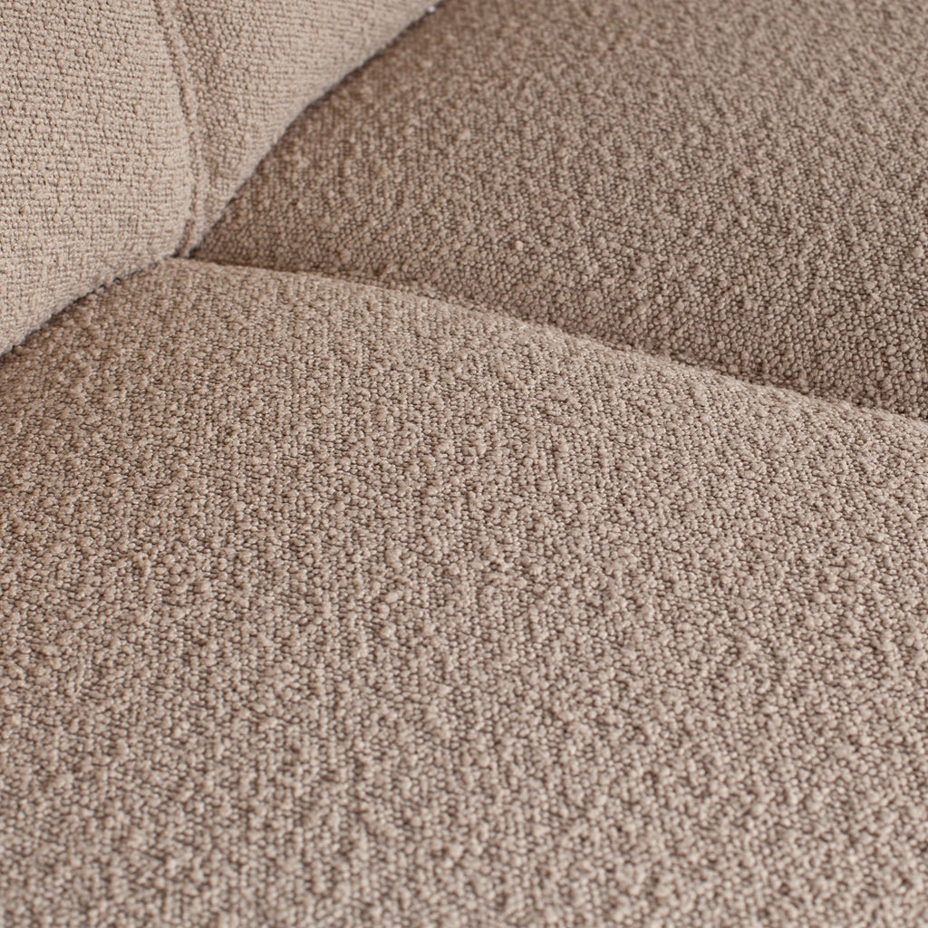 STATEMENT CORNER SOFA RIGHT BOUCLE BEIGE