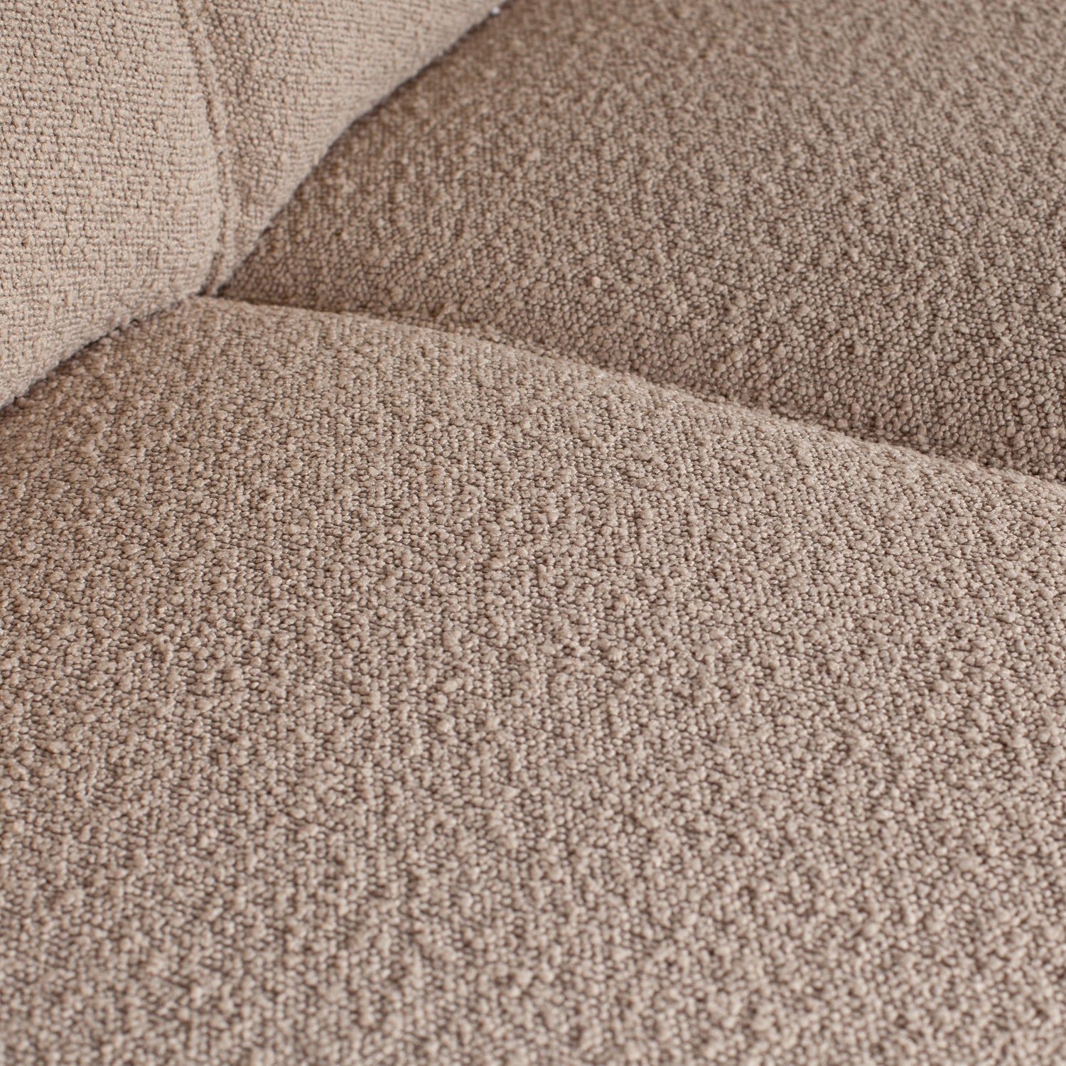 STATEMENT CORNER SOFA RIGHT BOUCLE BEIGE