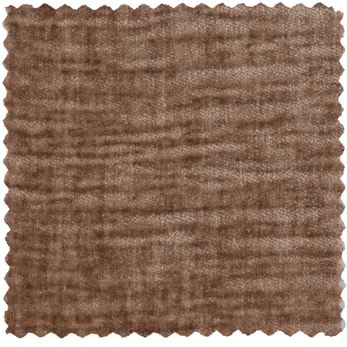BEAN CHAISE LONGUE SOFA RIGHT CHENILLE VELVET TAUPE