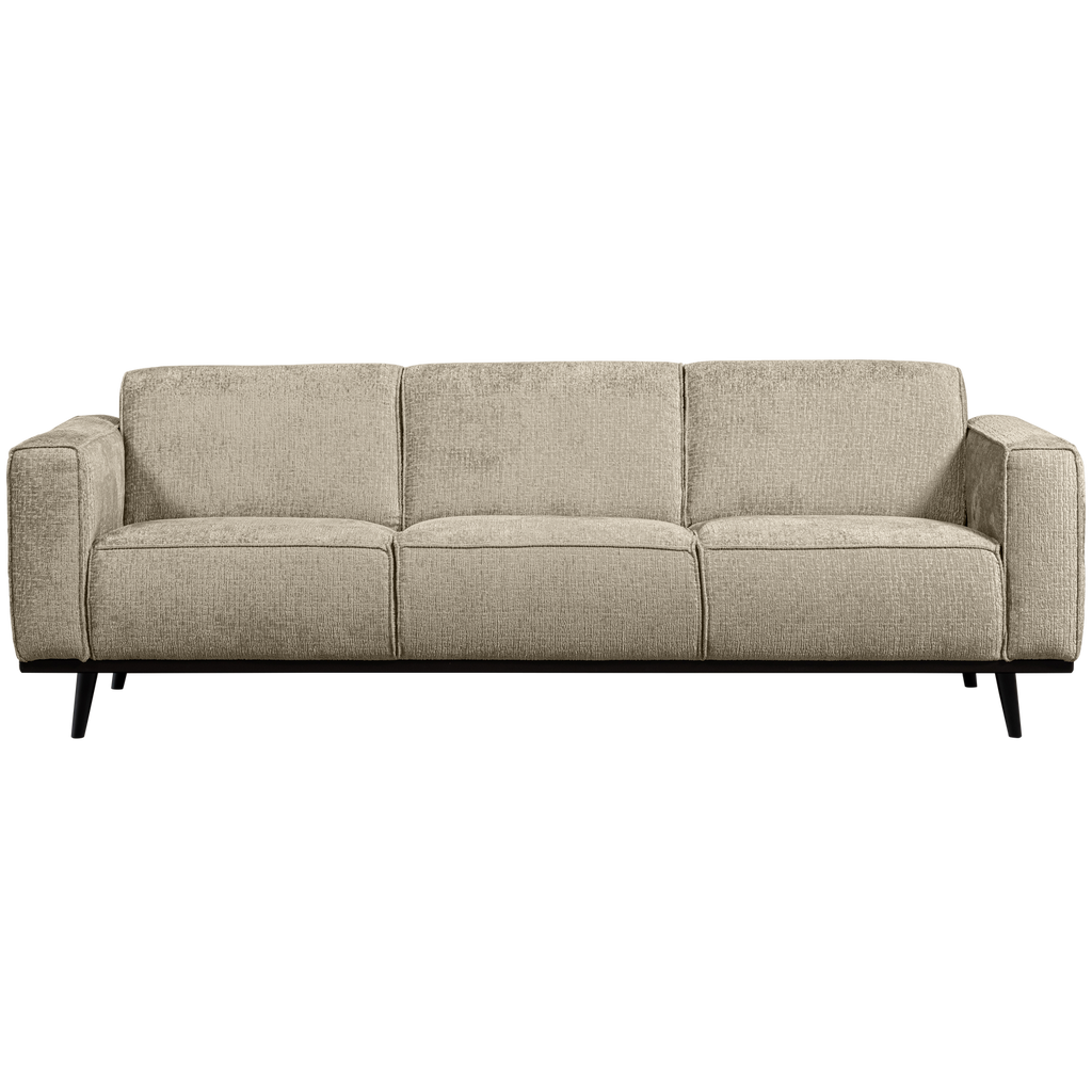 STATEMENT 3-SEATER SOFA 230 CM STRUCTURE VELVET WHEATFIELD