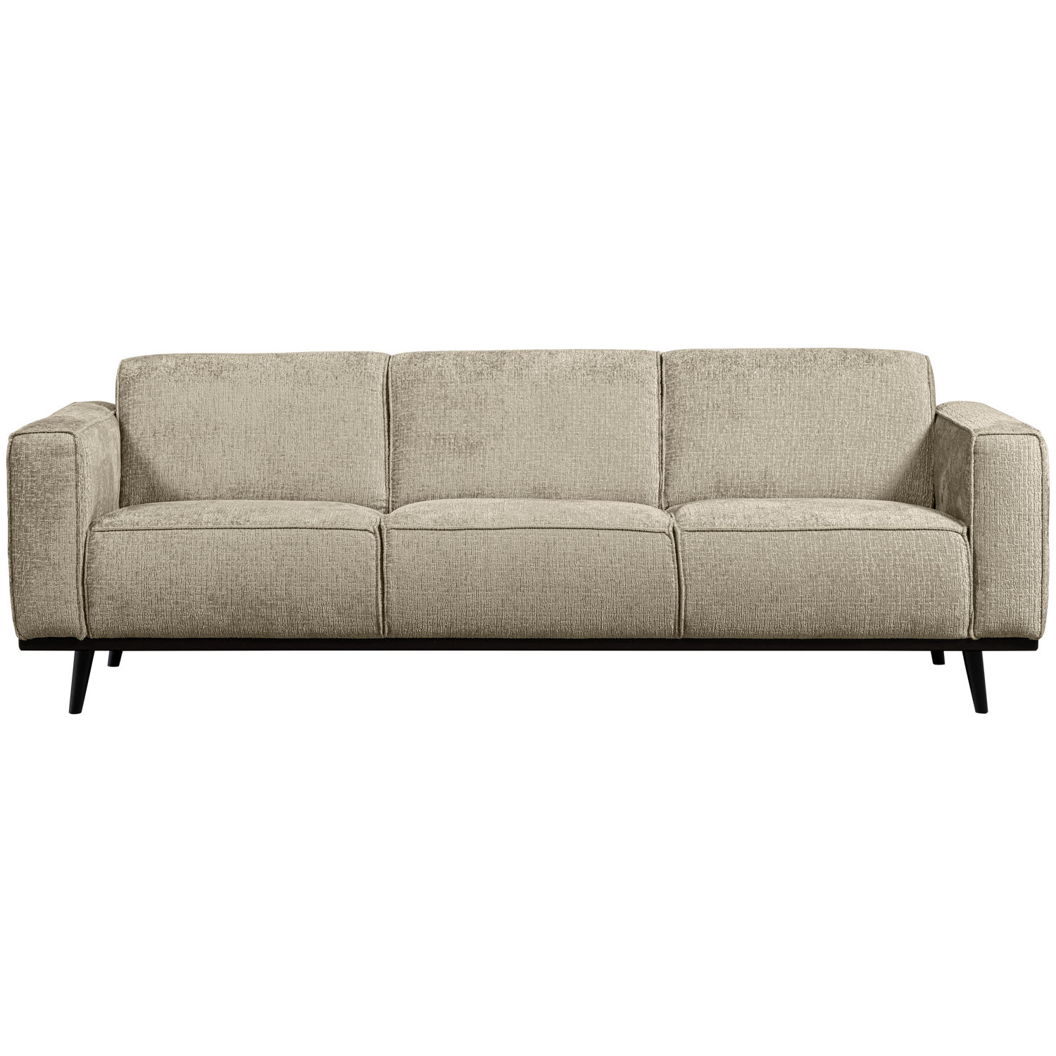 STATEMENT 3-SEATER SOFA 230 CM STRUCTURE VELVET WHEATFIELD