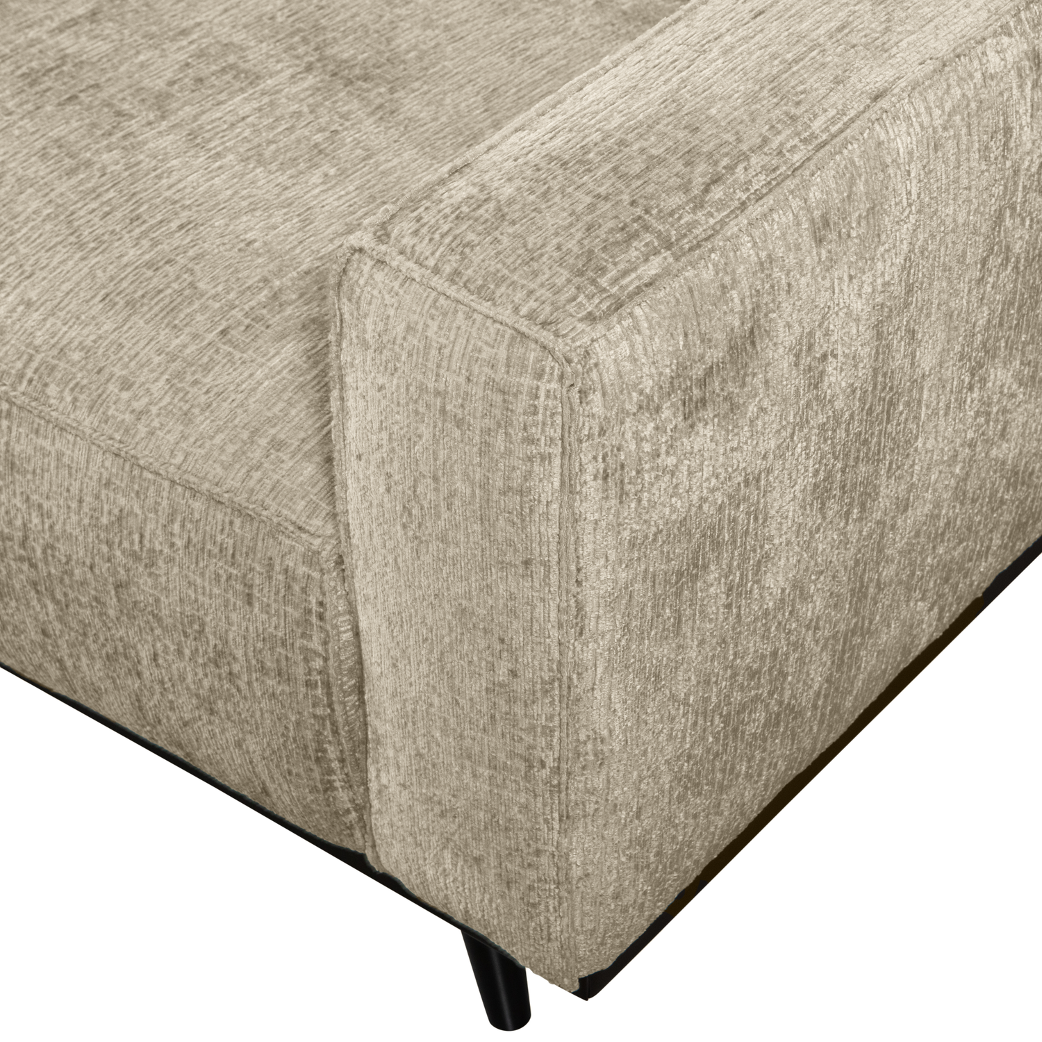 STATEMENT 3-SEATER SOFA 230 CM STRUCTURE VELVET WHEATFIELD
