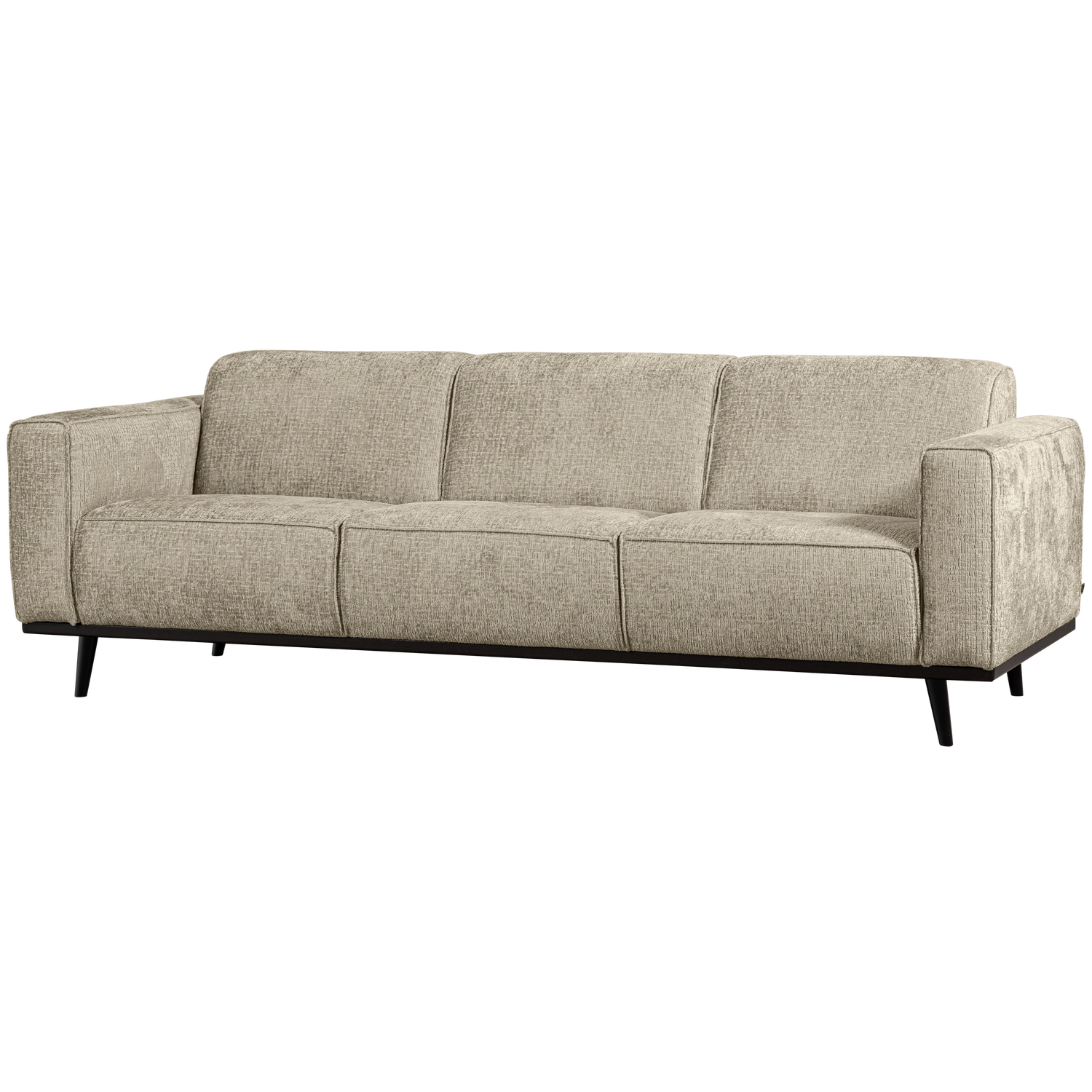 STATEMENT 3-SEATER SOFA 230 CM STRUCTURE VELVET WHEATFIELD