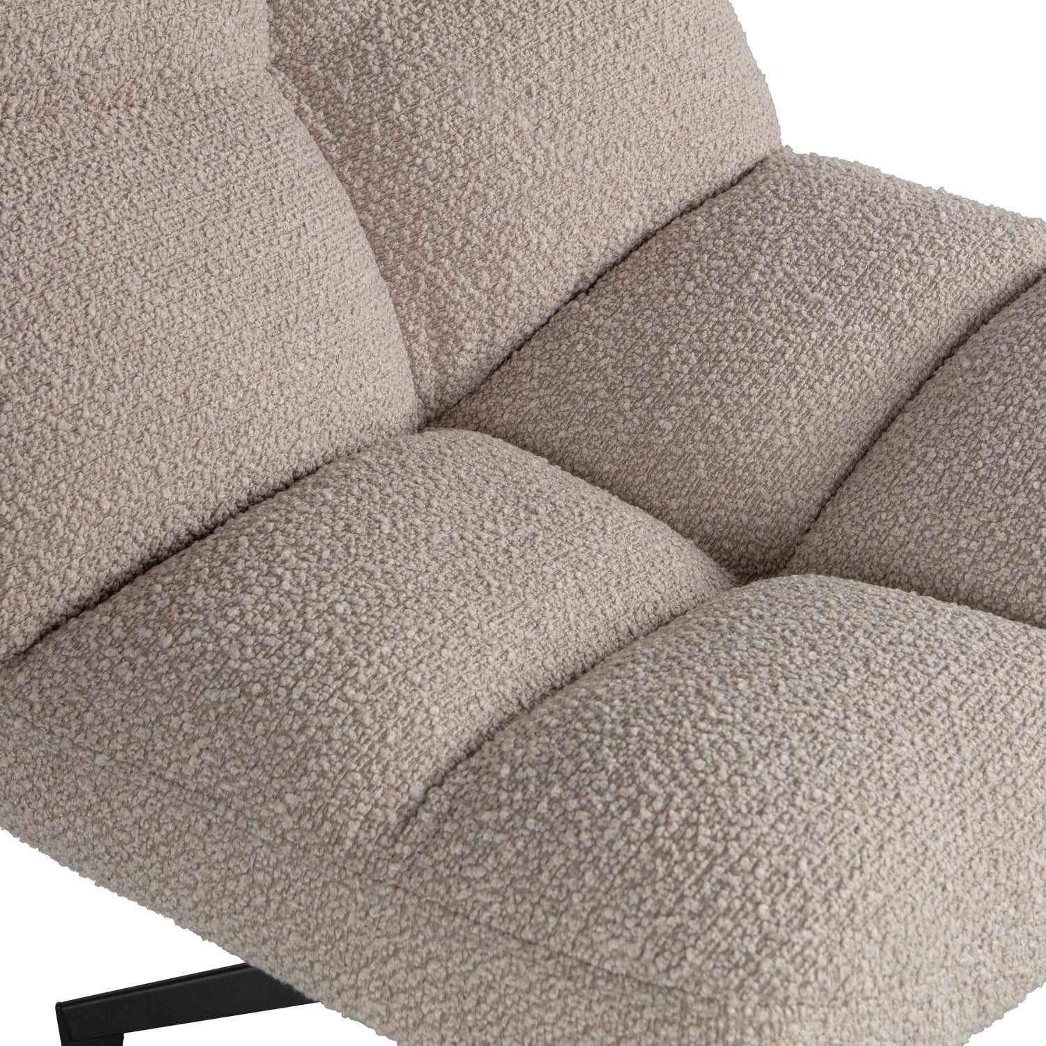 VINNY SWIVEL ARMCHAIR BOUCLE SAND