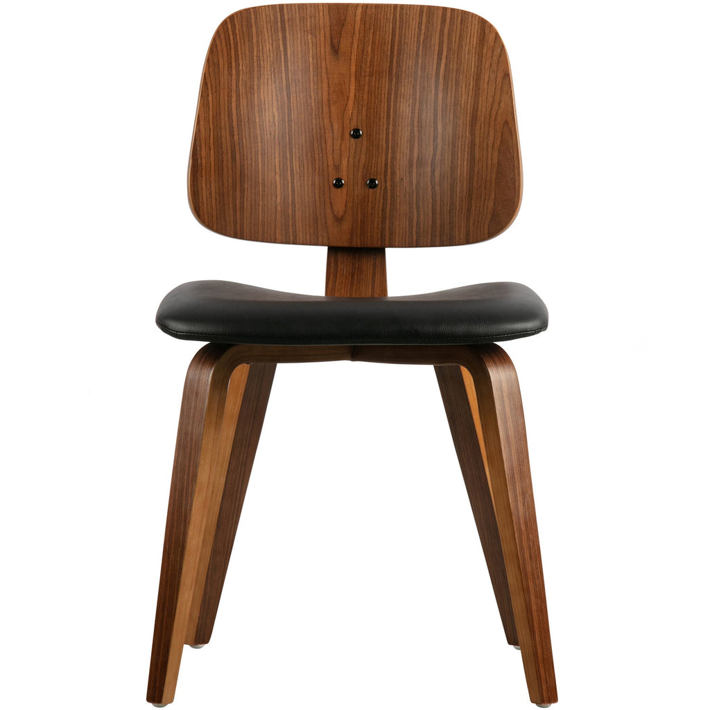 CLASSIC DINING CHAIR NUTS VENEER BLACK/WALNUT