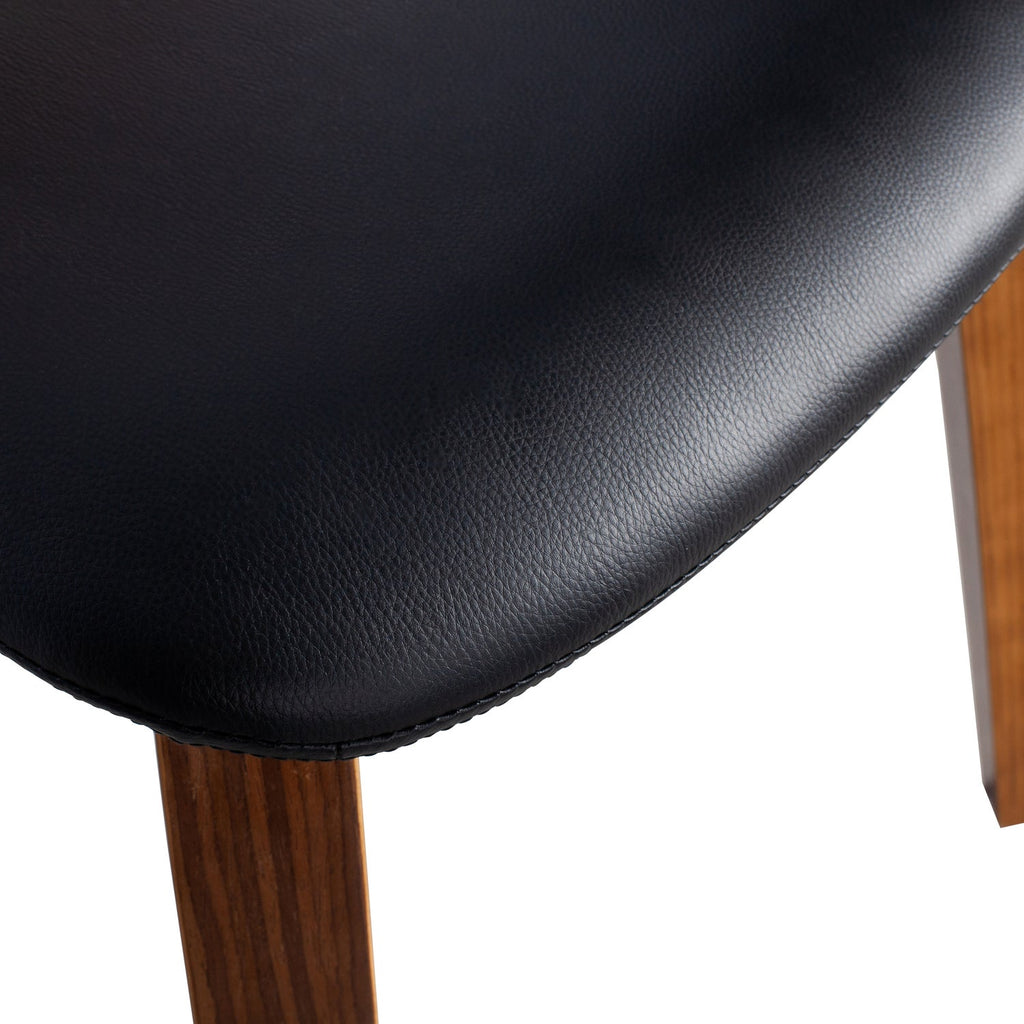 CLASSIC DINING CHAIR NUTS VENEER BLACK/WALNUT