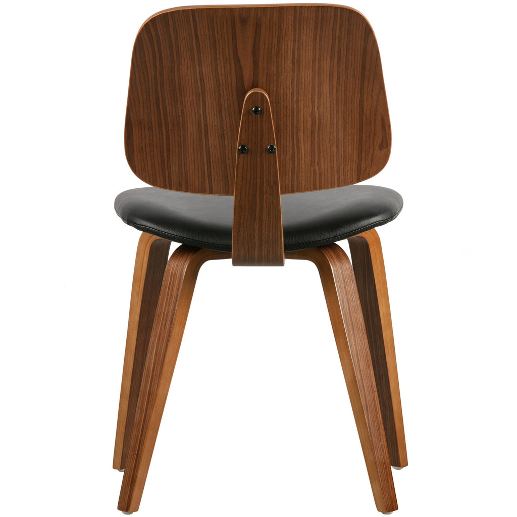 CLASSIC DINING CHAIR NUTS VENEER BLACK/WALNUT