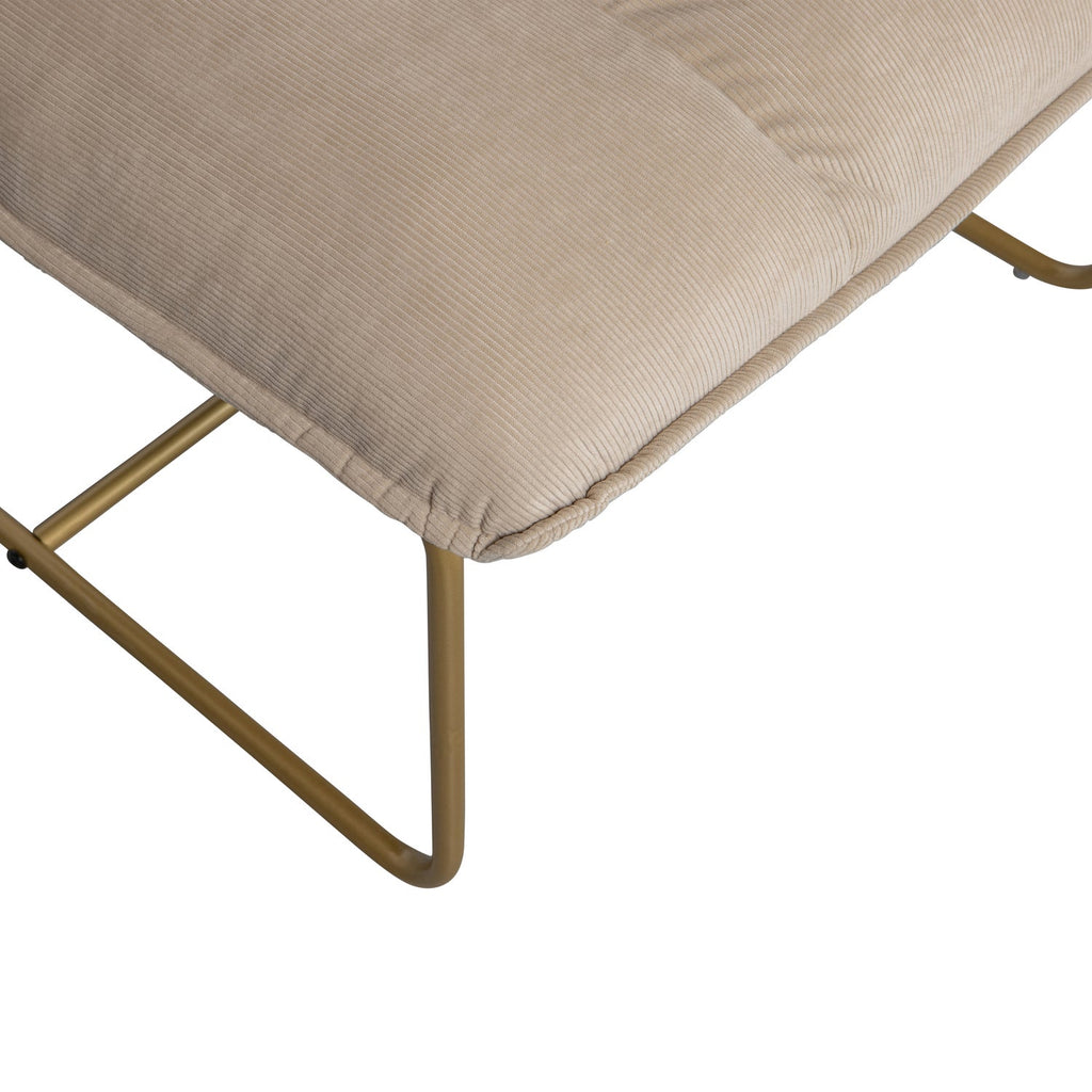 FIE ARMCHAIR RIB FABRIC SAND