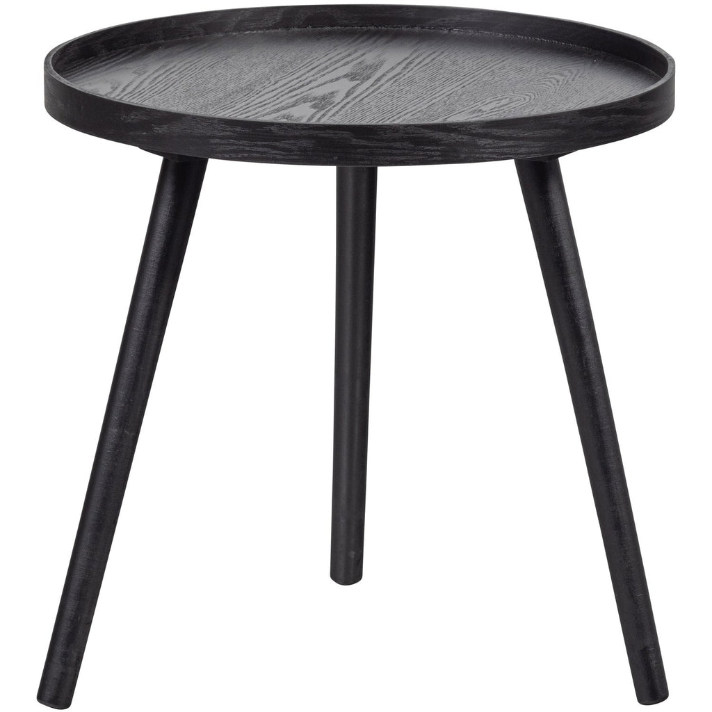 MESA SIDETABLE M WOOD BLACK 45xO45