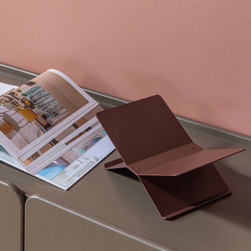 BROOK BOOK STAND LANDSCAPE METAL DARK BROWN