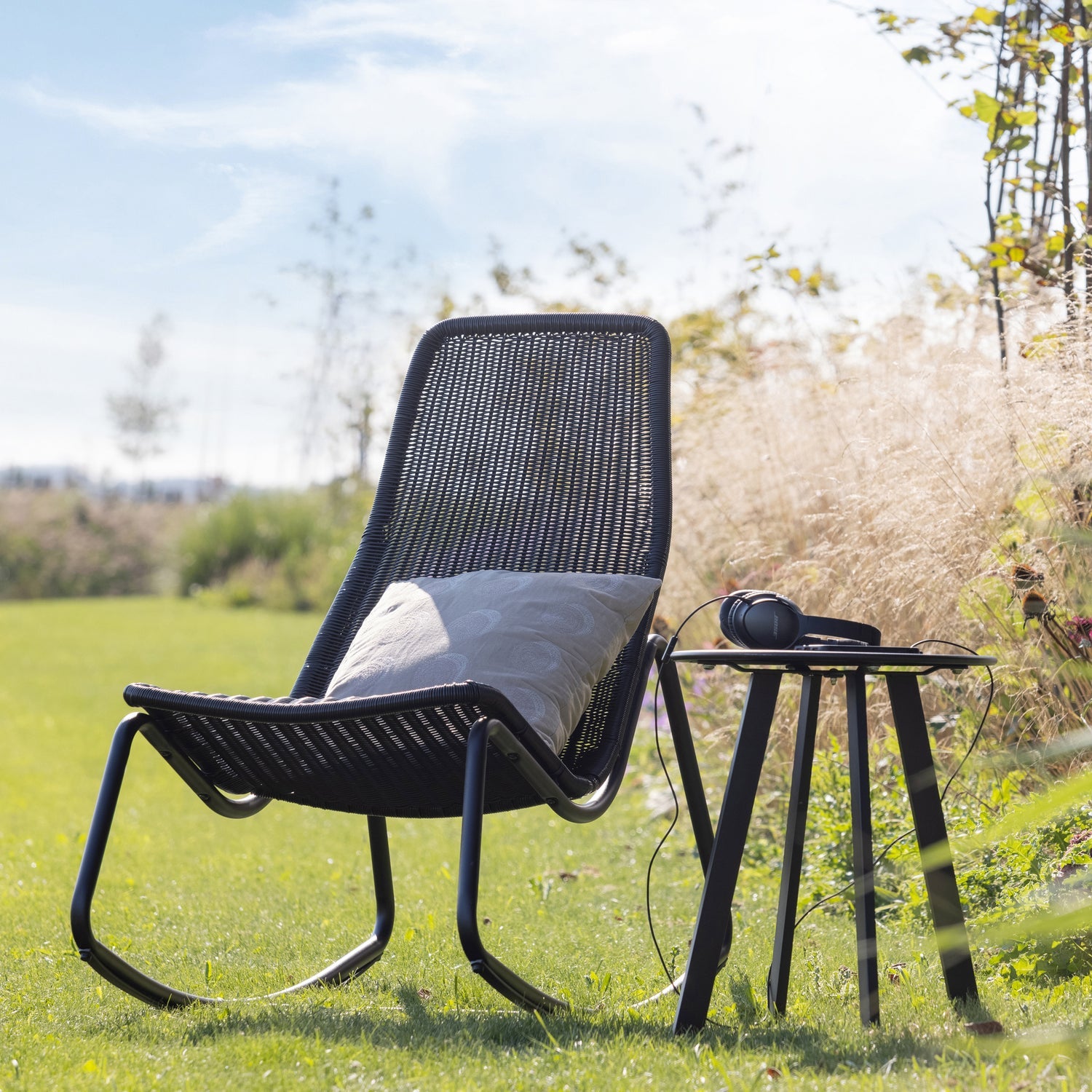 TOM GARDEN ROCKING CHAIR BLACK