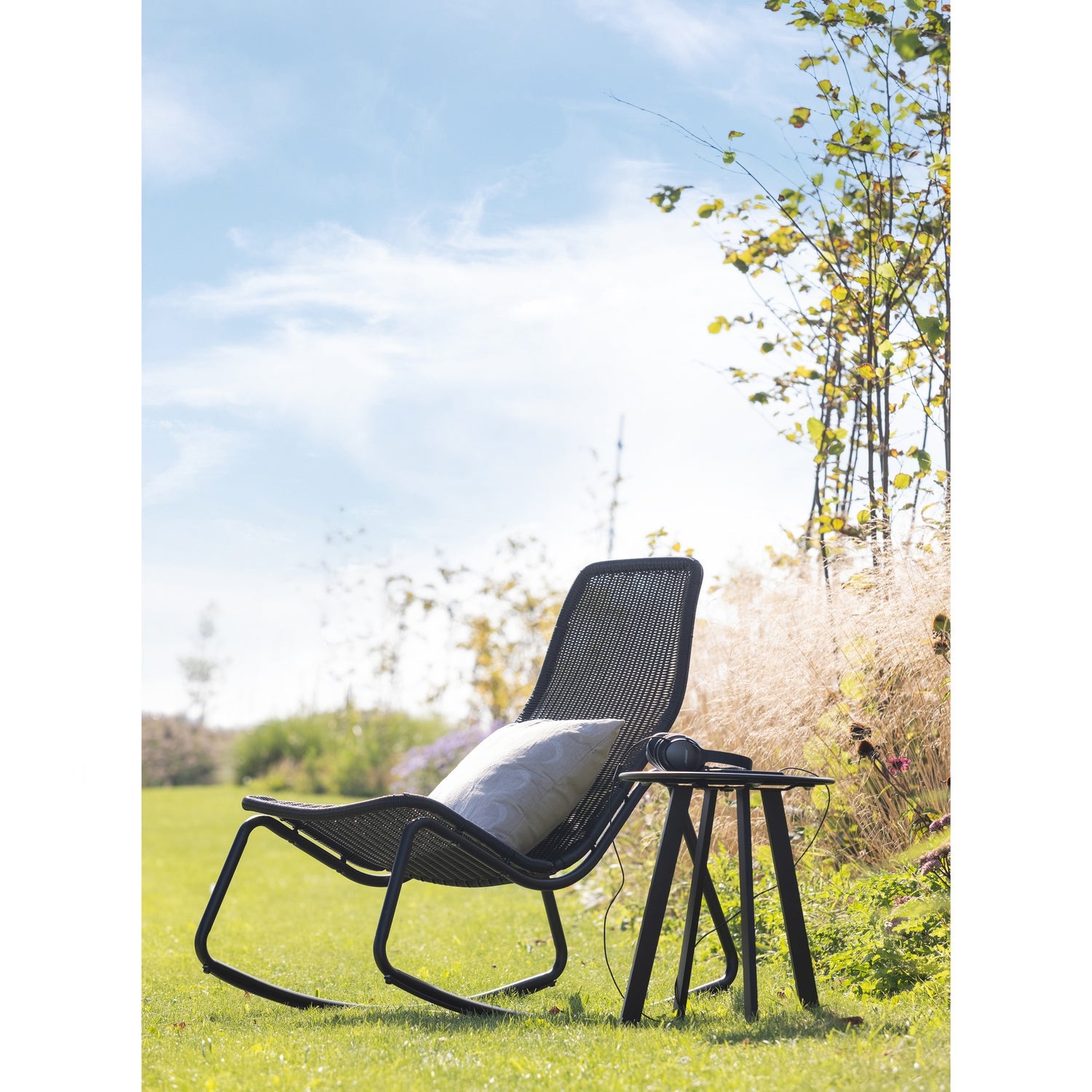 TOM GARDEN ROCKING CHAIR BLACK